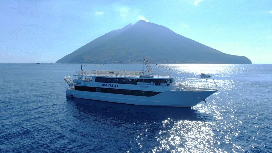 From Milazzo: Lipari and Vulcano Day Trip - Lipari Coastline First: Petra Lunga and Petra Menalda From the Sea