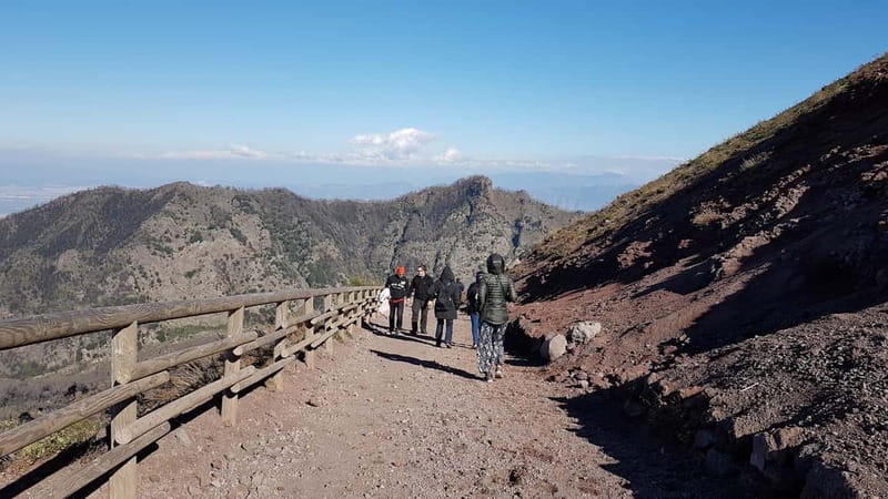 From Naples: Day Trip to Mount Vesuvius - At the crater: geology from a park guide, then free time