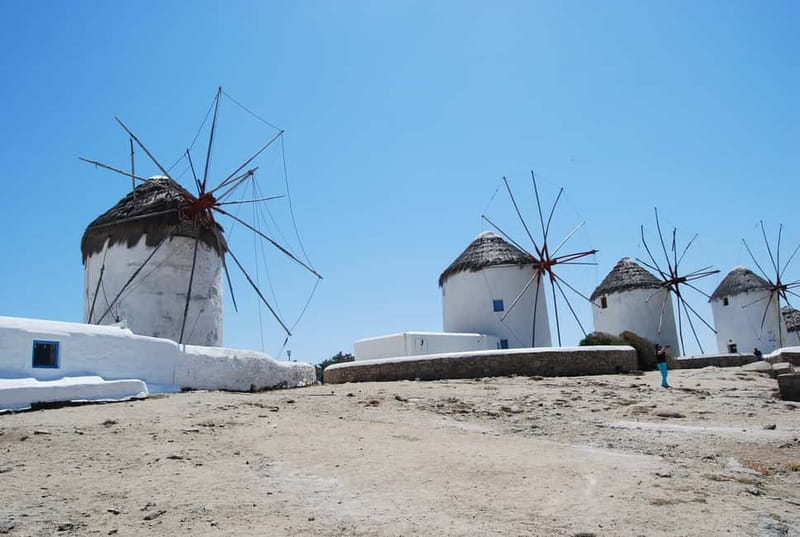From Naxos: Round day trip to Mykonos Island - Your Mykonos Town base: old harbor to whitewashed lanes