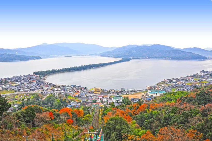 From Osaka: Amanohashidate and Ine Bay Day Trip - Kasamatsu Park ropeway and the observatory: the wide shot before walking