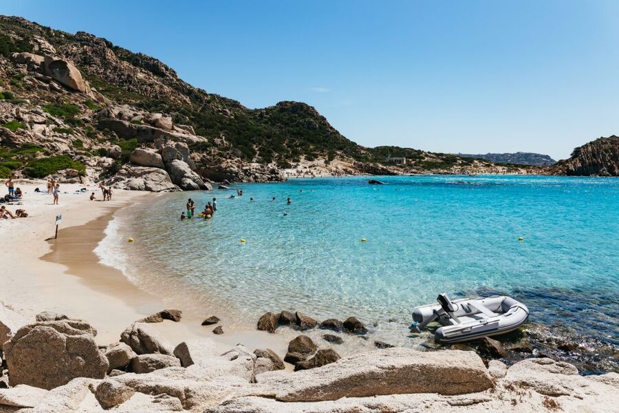 From Palau: La Maddalena Islands Full-Day Trip by Boat - Spargi: Cala Corsara Water Time and an Unspoiled Island Feel