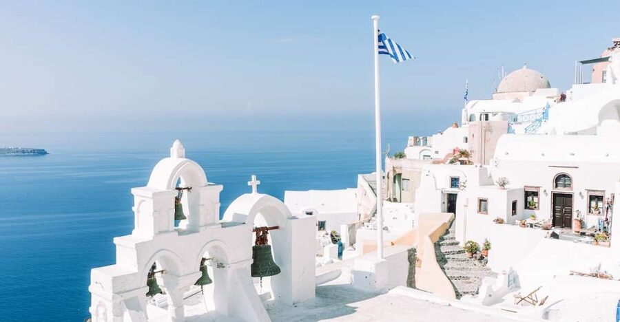 From Paros: Santorini full-Day Trip - The boat ride from Paros: A/C comfort plus real caldera scenery