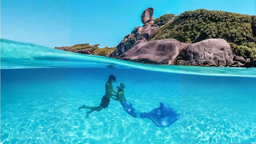 From Phuket or Khaolak : Similan Islands Day Trip - Love Andaman pier break: breakfast, safety briefing, and getting kitted