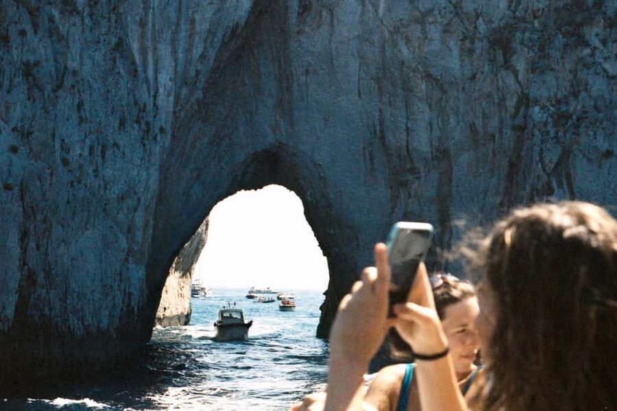 From Positano: Day trip to Capri - Group Tour by boat - Li Galli and the Sirenuses route: the first wow happens early
