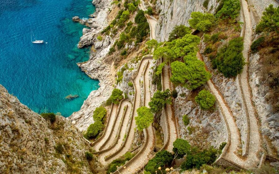 From Positano: Day trip to Capri - Group Tour by boat - Swim stop and onboard treats: where the day turns into a memory