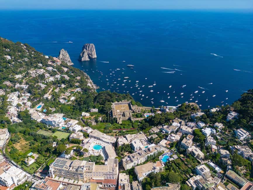 From Positano: Day trip to Capri - Group Tour by boat - Punta Campanella on the way back: finishing with big views
