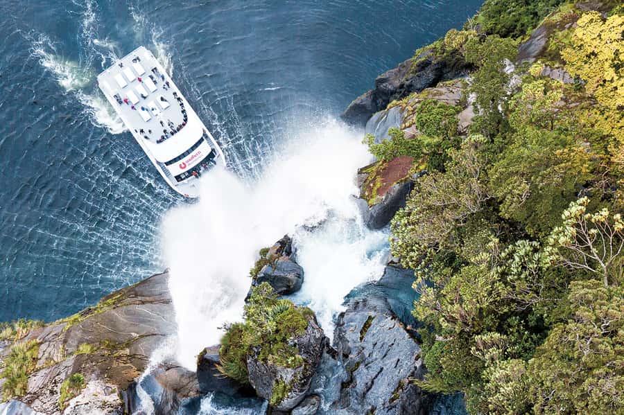 From Queenstown: Milford Sound Day Trip on Premium Coach - The Premium Coach: Panoramic Roof, USB Power, and Driver-Guide Energy