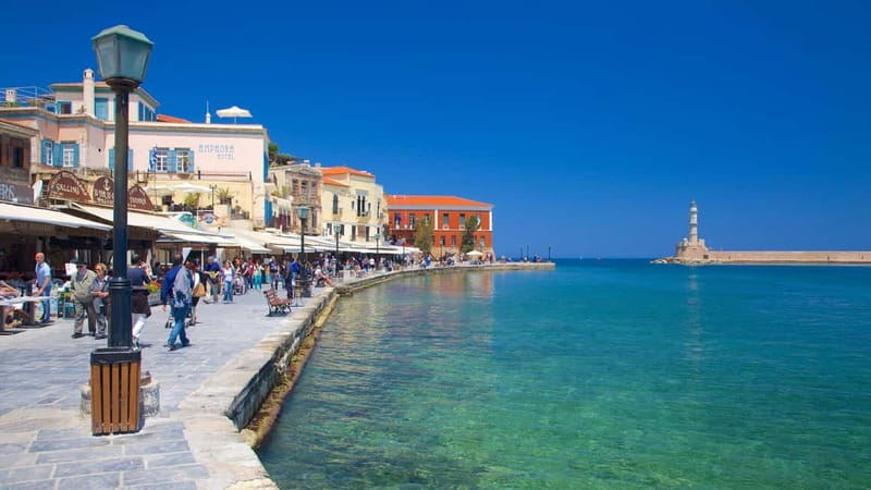 From Rethymno: Chania City Day Trip - First Stop in Chania: Venetian Lighthouse and Photo-Friendly Timing