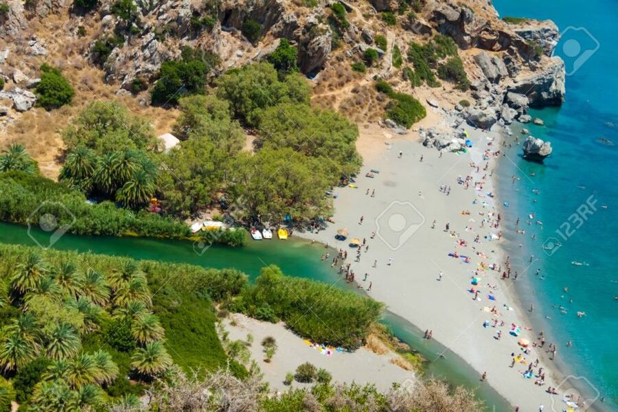 From Rethymno/Chania: Day Trip to Preveli Palm Beach - Kourtaliotiko Gorge walk: stairs, water sounds, and practical footwear