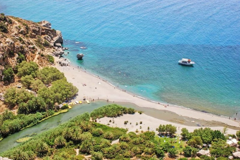 From Rethymno/Chania: Day Trip to Preveli Palm Beach - Guides like Spiro and Michael: why the narration changes the day