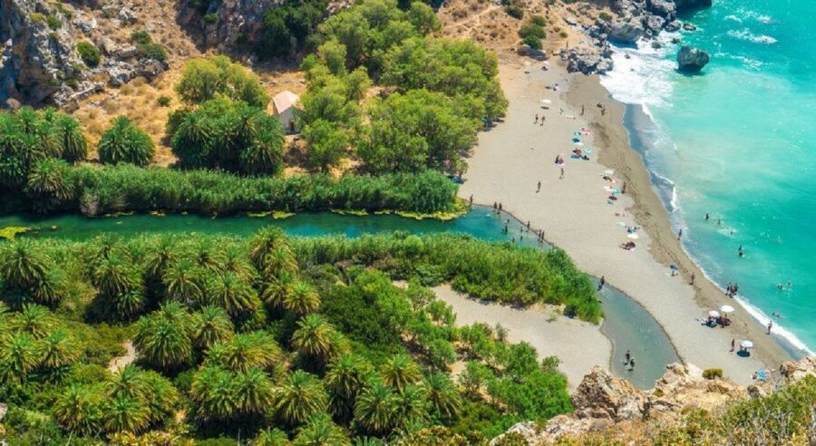 From Rethymno: Preveli Palm Beach and Kourtaliotiko Day Trip - Kourtaliotiko Gorge: The Photo Stop With Wind and Steps
