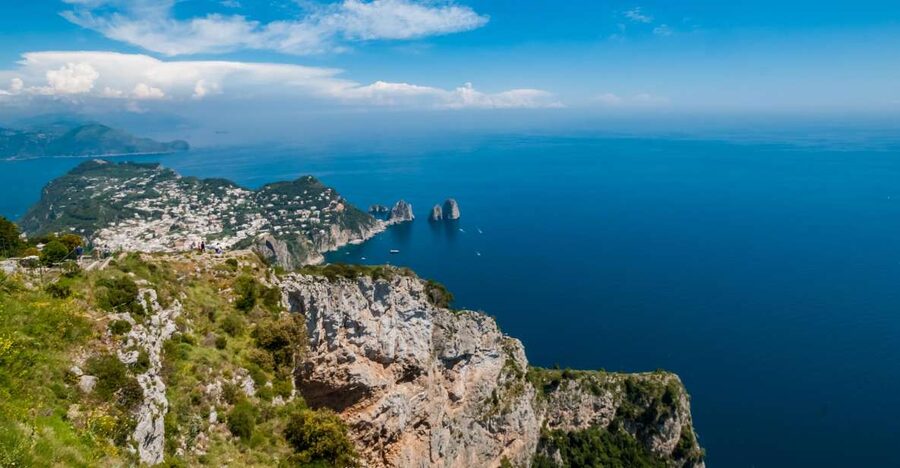 From Rome: Capri Guided Day Trip with Blue Grotto - Naples and the Ferry Jump to Marina Grande