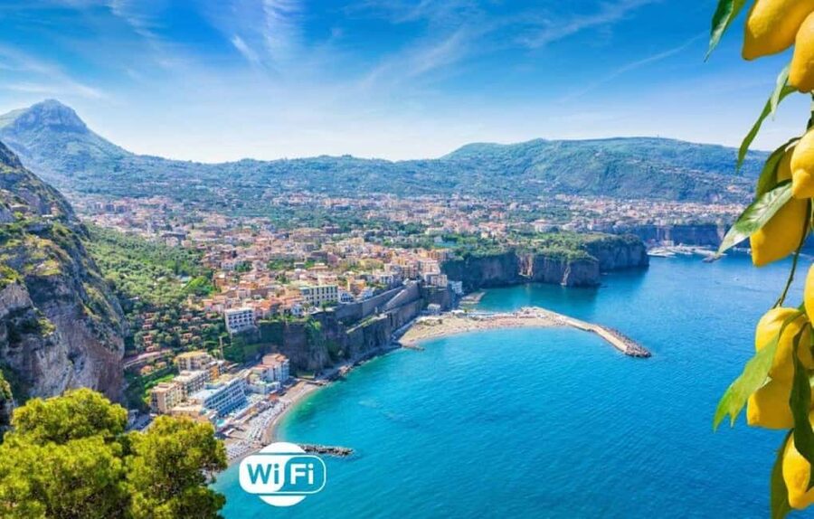 From Rome: Day Trip to Pompeii and Sorrento with Lunch - From Piazza del Popolo: the morning bus and Wi‑Fi perk