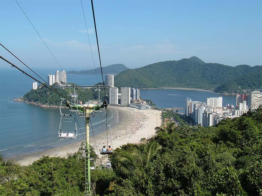 From São Paulo: Santos, São Vicente & Guarujá Day Trip - Guarujá viewpoint time at Campina, then down to Enseada Beach