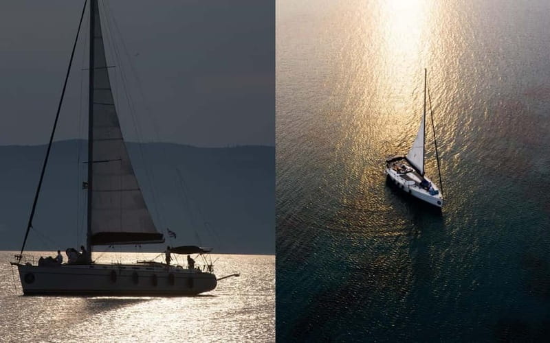 From Skiathos Marina: Yacht Sailing Day Trip with Lunch - Lunch at a traditional taverna in Skopelos