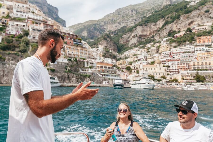 From Sorrento: Amalfi and Positano Full-Day Trip by Boat - The water breaks: sunbathing, swimming, and snorkeling (what to pack)