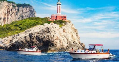From Sorrento: Capri Island Boat Day Trip With Transfer - Getting from Sorrento to the marina: hotel pickup and a tight group flow
