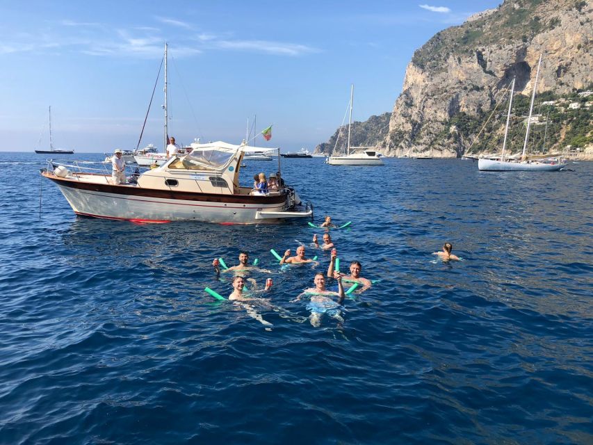 From Sorrento: Capri Island Day Trip with Boat Cruise - Swim Stops and Snorkeling Gear: Why This Tour Works Even for Non-Boat People