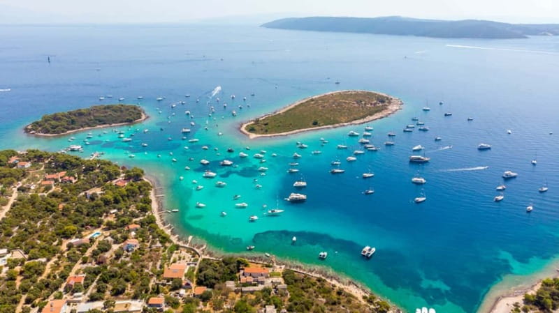 From Split or Trogir: Trogir and Blue Lagoon Half-Day Trip - From Split/Trogir to three stops: how the half-day pacing works