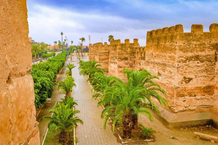 From Taghazout/Agadir: Taroudant and Tiout Day Trip & Tajine - Taroudant’s ramparts: mini Marrakech and Saadi-era roots