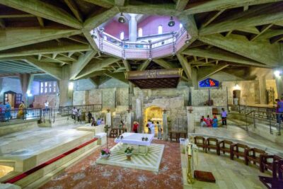 From Tel Aviv: Guided Day Trip to Nazareth & Sea of Galilee - St. Joseph’s Carpentry: a quieter Nazareth stop with big atmosphere