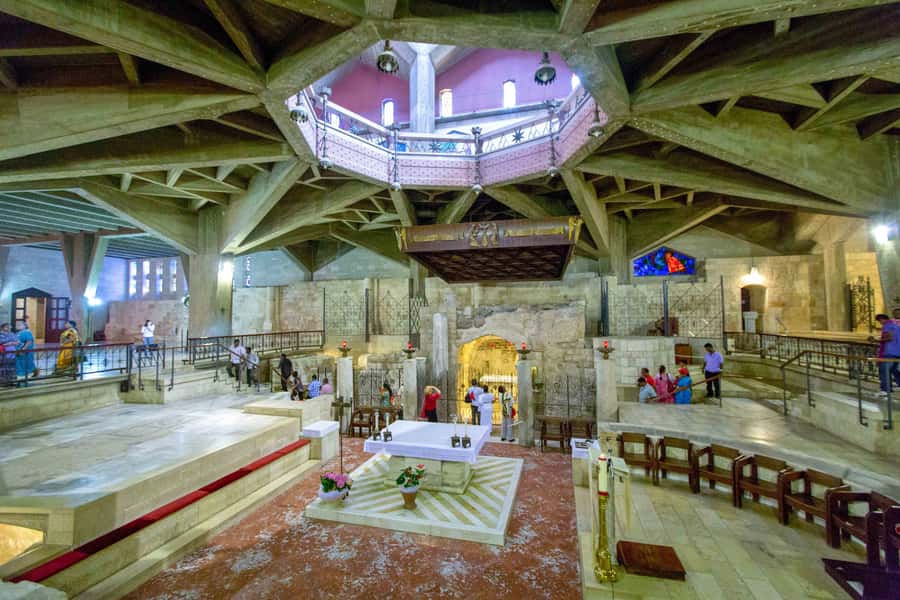 From Tel Aviv: Guided Day Trip to Nazareth & Sea of Galilee - St. Joseph’s Carpentry: a quieter Nazareth stop with big atmosphere