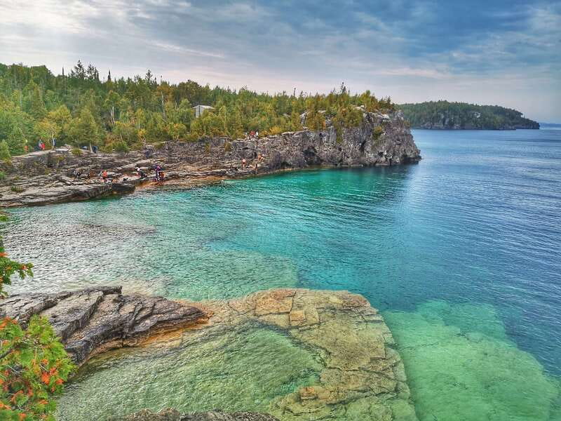 From Toronto: Bruce Peninsula National Park Guided Day Trip - First stop inside the park: hiking or snowshoeing your way into Bruce’s best angles