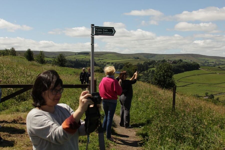 From York: Herriot and Yorkshire Dales Day Trip - Over the tops: Gouthwaite Reservoir and drystone-wall photo stops