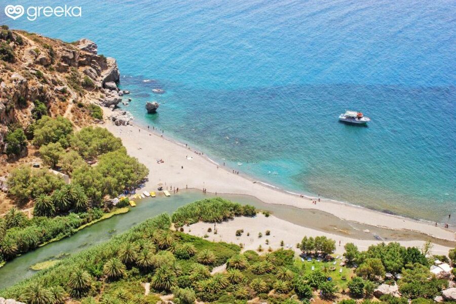 Georgioupolis: Preveli Palm Beach Day Trip by Bus and Boat - Plakias village stop (about 1 hour): a calmer intermission