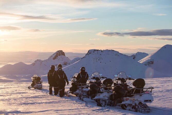 Golden Circle and Glacier Snowmobiling Day Trip from Reykjavik - Gullfoss Falls: big waterfall energy with a short stop