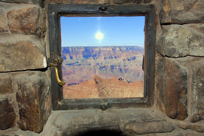 Grand Canyon Deluxe Day Trip from Sedona - Entering the park from the west: Yavapai Point to your first big views