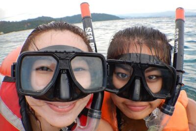 Guided Snorkeling Day Trip, Kota Kinabalu, Sabah, Malaysia - Meet-up and boat ride: Suria Seafront and the trimaran setup