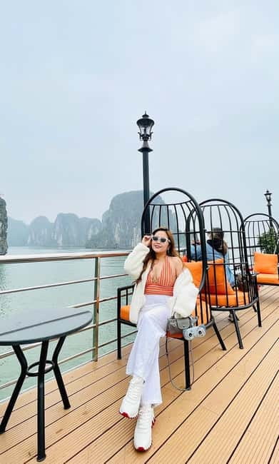 Hanoi: Ha Long Bay Full Day Trip - Amethyst Luxury Cruise - Titop Island: viewpoint hike, beach swim, and why crowds can happen