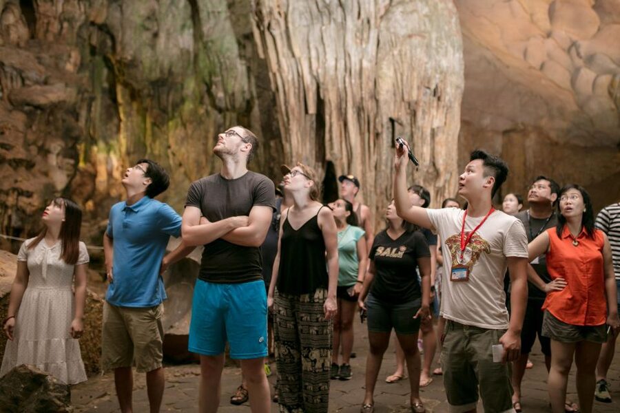 Hanoi: Halong Bay Day Trip with Titop Island, Cave, & Kayak - Titop Island: Climb for the Panoramas, Swim for the Reset