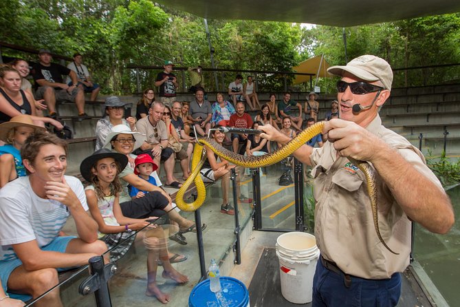 Hartley’s Crocodile Adventures Half-Day Tour from Cairns - The Crocodile Attack show: the head shake and the death roll