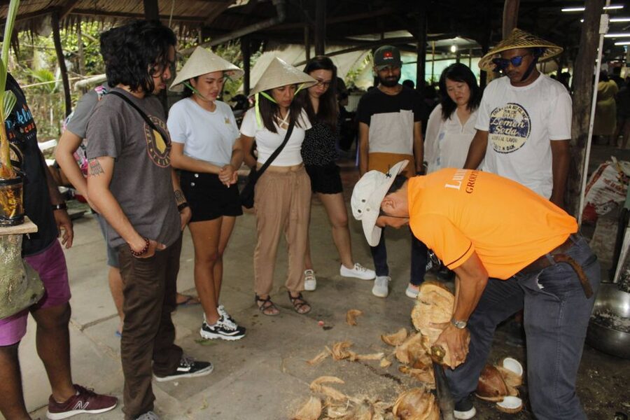 HCM: Mekong Delta, My Tho & Ben Tre Coconut Village - Riverside Lunch, Orchard Fruits, and Live Folk Music