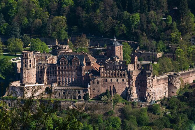 Heidelberg Castle and City Day Tour from Frankfurt - Schloss Heidelberg: Courtyard, Terrace Views, and the Giant Wine Barrel