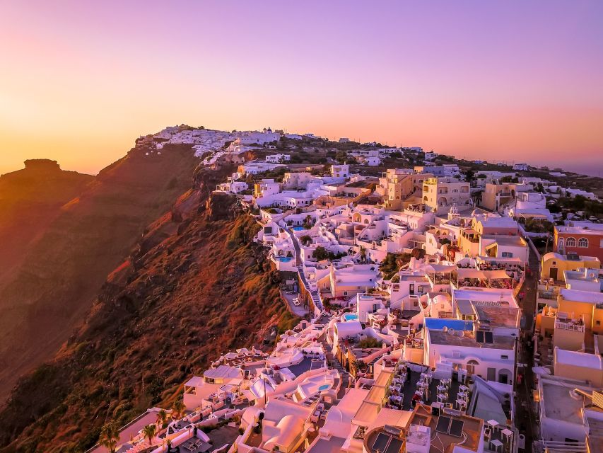Heraklion: Santorini Day Trip with Boat Transfer & Oia Visit - Entering Santorini the fast way from Heraklion port