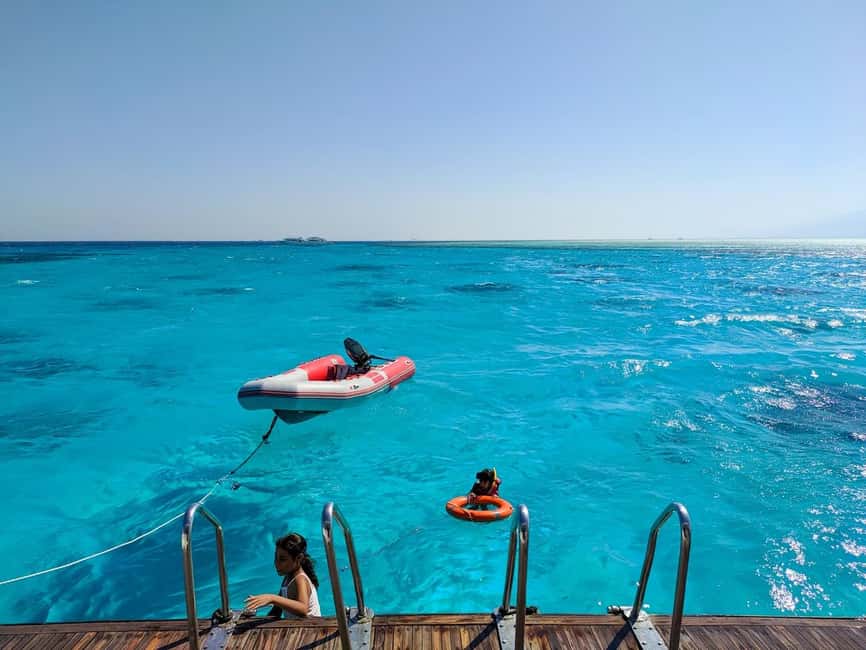 Hurghada: Orange Bay Day Trip with Water Sports and Lunch - Banana Boat and Sofa Rides: High Fun, Weather Dependent