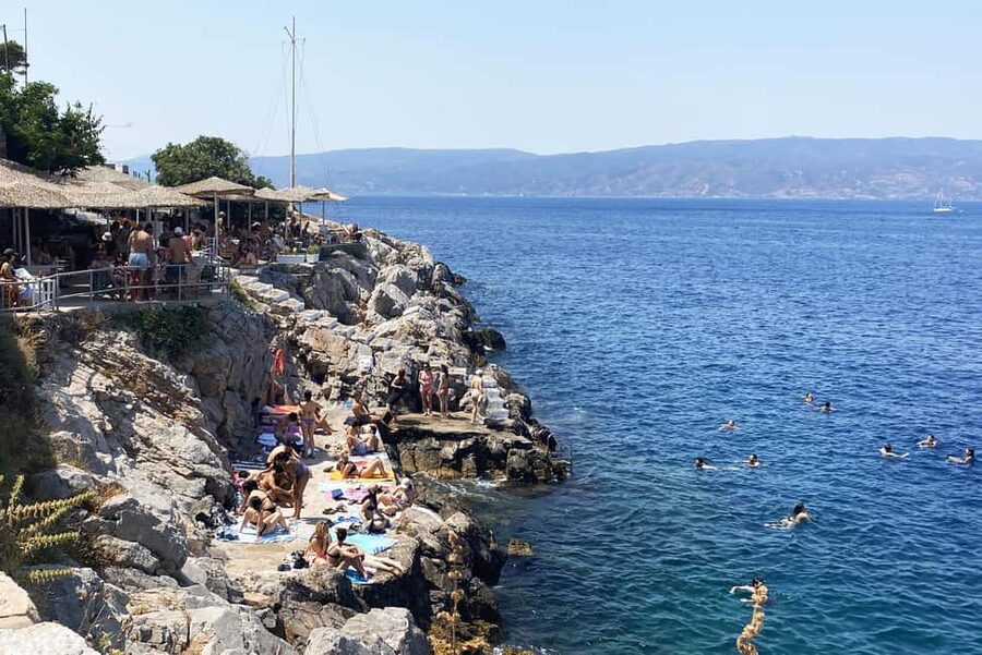 Hydra Island: Full Day Trip from Athens with Swimming - Spilia swimming time: your classic Hydra beach pause