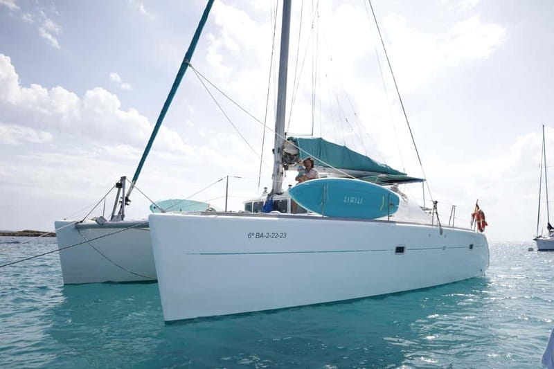 Ibiza: Small Group Day Trip to Formentera by Catamaran - Getting from Beso Beach Ibiza to your first swim stop
