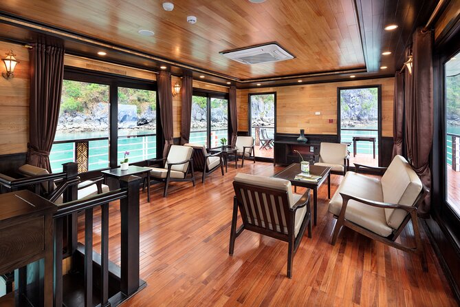 Lan Ha Bay day tour from Cat Ba Town - Serenity Premium Cruise - Ba Trai Dao beach: swimming, snorkeling options, and cliff-jump moments