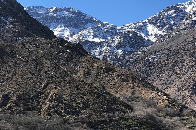 Luxury day trip: Three valleys & camel ride Agafay Desert - High Atlas Mountains and Tahanout: Argan Oil, Tea, and Village Views