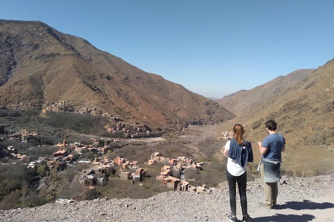 Luxury day trip: Three valleys & camel ride Agafay Desert - Imlil Waterfalls and the Toubkal View: When the Day Turns Scenic
