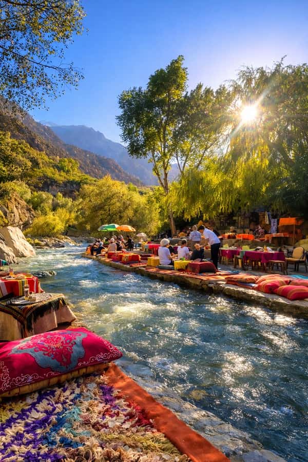Marrakech: Ourika Valley Waterfalls & Atlas Mountains Trip - From pickup to mountains: how the van ride sets the mood