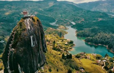 Medellin: Guatapé Day Trip & Boat to Pablo Escobar's Estate - Meeting point in El Poblado and the themed-bus vibe