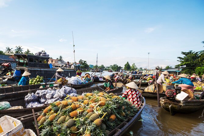 Mekong Delta & Cai Rang Floating Market 2-Day Tour from HCMC - Day 1 from Ho Chi Minh City to My Tho: pagoda, sampan canals, coconut treats