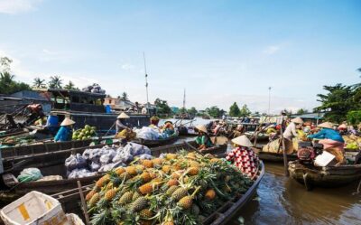 Mekong Delta & Cai Rang Floating Market 2-Day Tour from HCMC - Day 2 at 6:00am Cai Rang floating market: fruit boats and noodle making