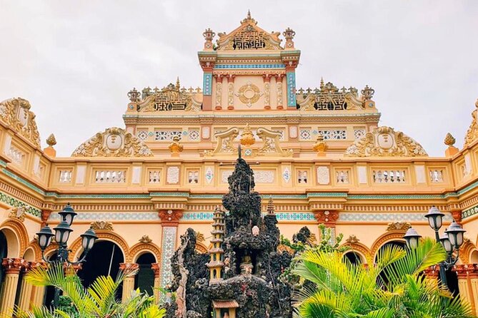 Mekong Delta Full Day Trip - My Tho & Ben Tre - Small Group Tour - Morning departure and the Vinh Trang pagoda stop