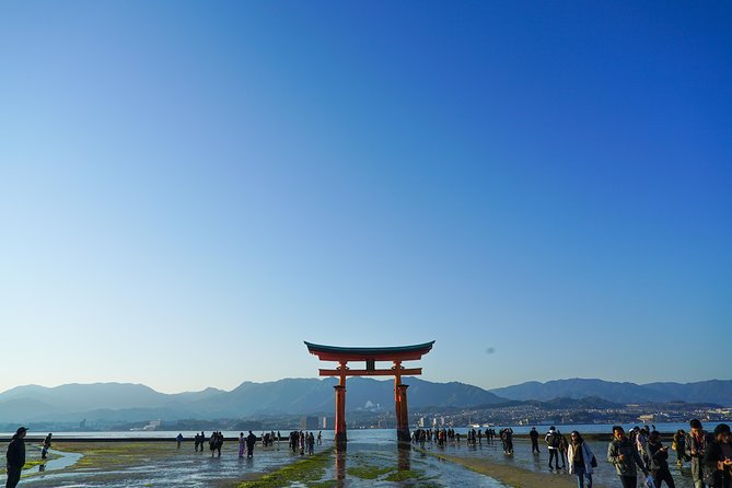 Miyajima Half-day Trip Historical Walking Tour - First steps on Miyajima start with the ferry view